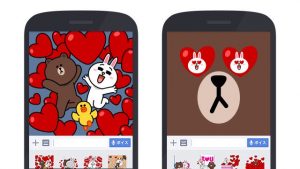LINE、スマホ画面から飛び出る「ポップアップスタンプ」が登場!