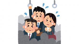 これマジかよ……!? 日本の満員電車の恐ろしさがわかる画像が話題に