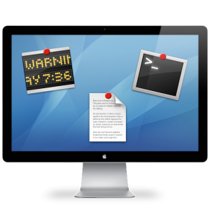 Macのデスクトップカスタマイズの定番!『GeekTool』を使ってMacをギークっぽくカスタマイズ!
