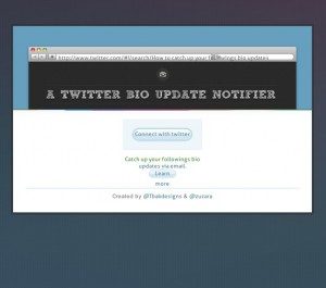 Twitterフォロワーのプロフィール情報が変わったらメールで教えてくれるサービス|grabio