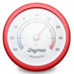 Macのメニューバーにスマートに天気を表示してくれる「Degree」がカッコイイ!無料だし。