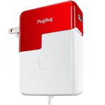 おしゃれに荷物を減らせます。MacBookのACアダプタにUSB充電機能を付けるPlugBugを購入。