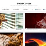 お洒落なTwitterのヘッダー画像が必ず見つかる「TwitterCovers」