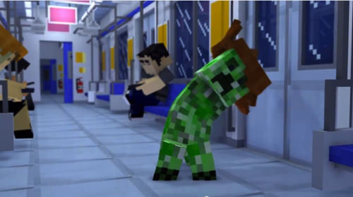 Gangnamstyle minecraft 1