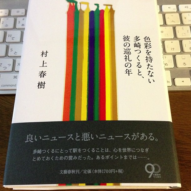 本日(4/12)発売の村上春樹の新刊「色彩を持たない田崎つくると、彼の巡礼の年」は現時点のAmazonで在庫あり。