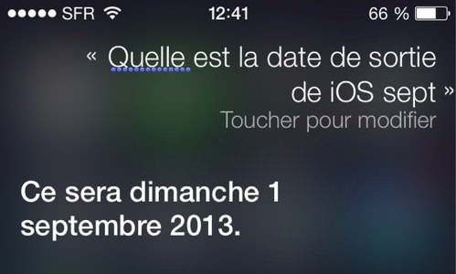 IOS7 siri