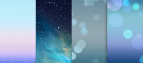 Ios 7 default wallpapers