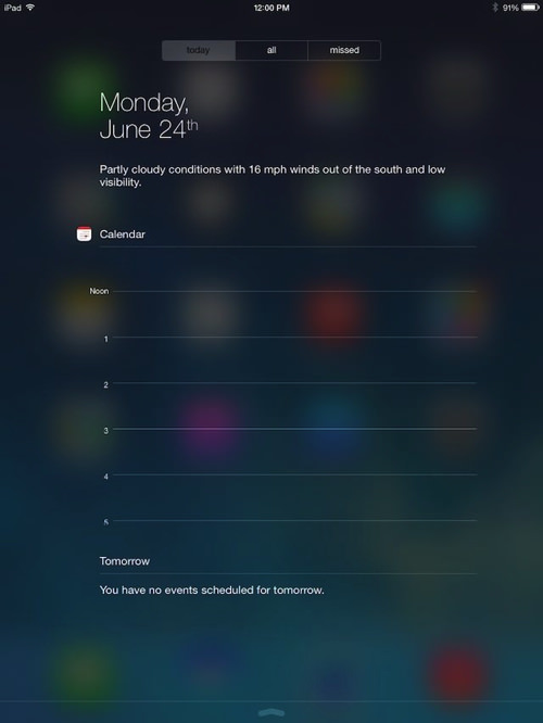 NotificationcenteriOS7iPad copy