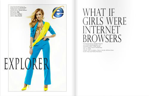 Webbrowser fashionmodel 1