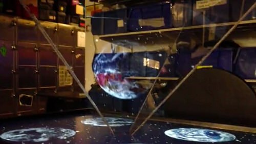 Gesture-Controlled-Hologram-Interface