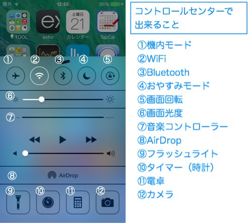 IOS7 controlcenter 1