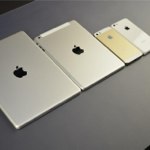 ｢iPhone 5S｣｢iPhone 5C｣｢iPad 5｣｢iPad mini 2｣を並べて比較している画像が公開