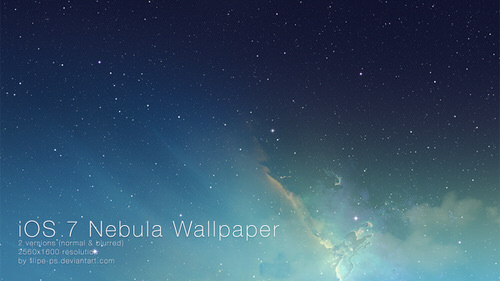 Ios 7 nebula wallpaper by filipe ps d69s61h