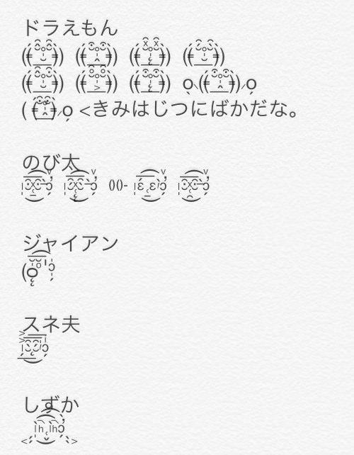 ほとんどのダウンロード キャラクター 顔 文字 無料の印刷物