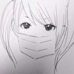 マスク女子に騙されるな !という画像が話題