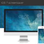 カッコイイ！MacのiOS 7風スクリーンセーバー