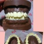 歯科系学生が作った入れ歯チョコが凄い！先生に見せたら採点されたと話題