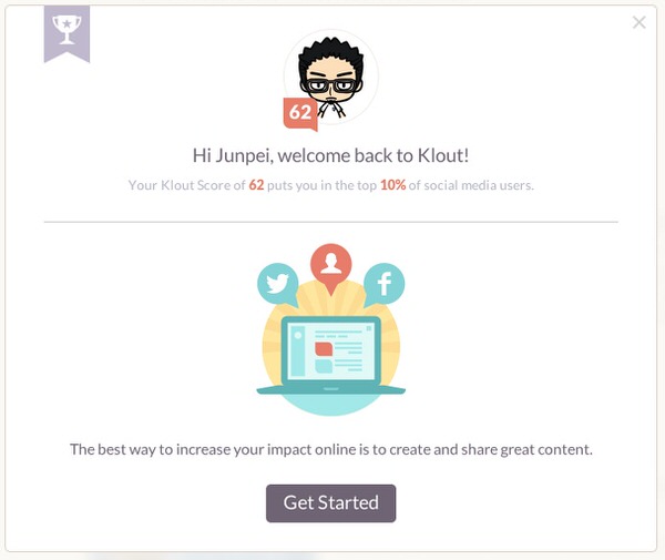 Webservice klout suggest 1