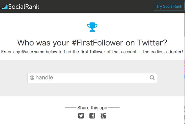 SocialRank | First Follower