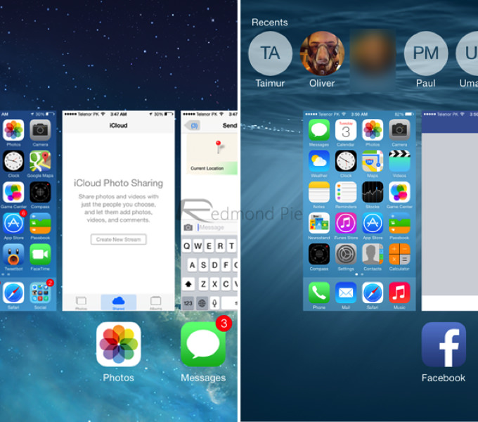 IOS 7 8 Visual Comparison 7