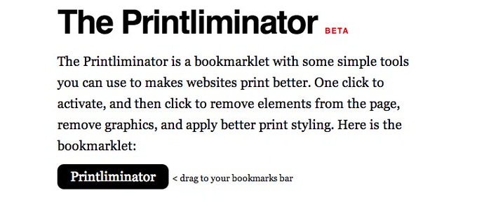 Webservice printliminator