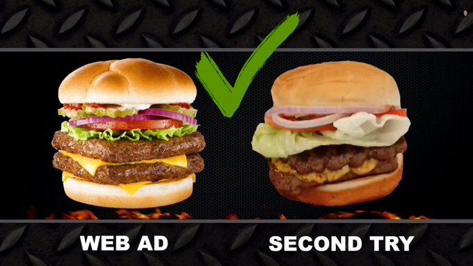 Youtube fastfood ads reality 9