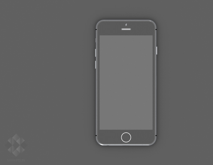 6mp iphone6 render front view