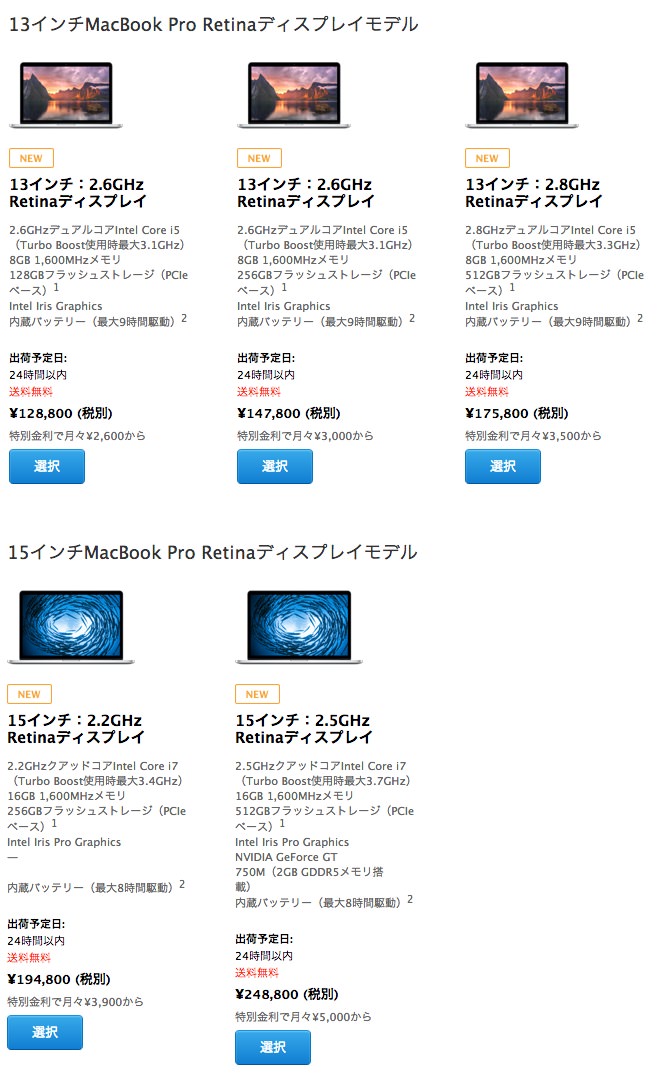 Macbook pro retina 2014