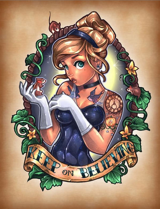 Disney princess pin ups 1