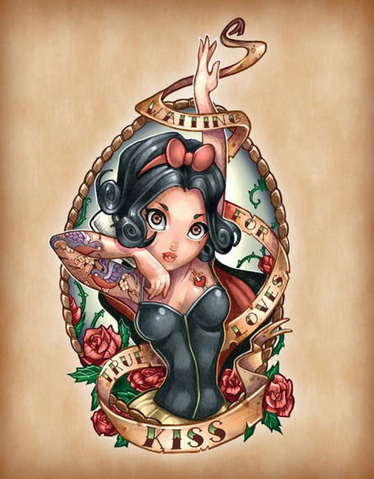 Disney princess pin ups 3