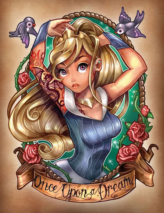 Disney princess pin ups 8