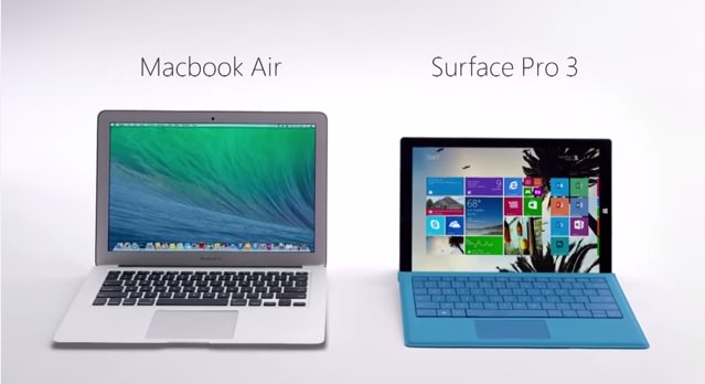 Suface pro 3 macbook air 1
