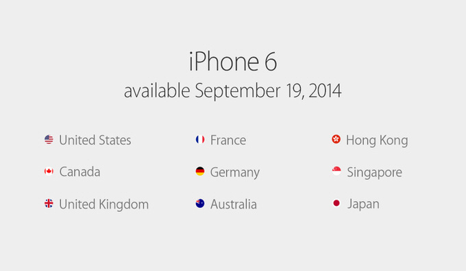 Iphone6 release daate 4