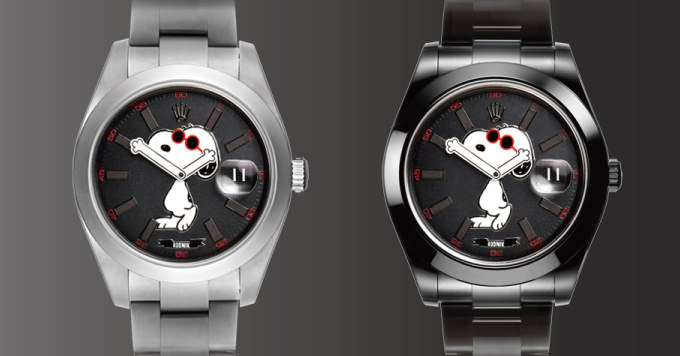 スヌーピーとロレックスがコラボした Snoopy Datejust 男子ハック