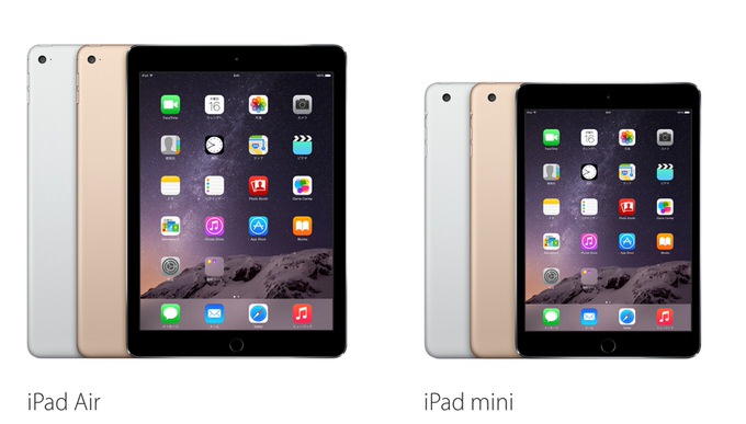 Ipad air 2 ipad mini 3 lte