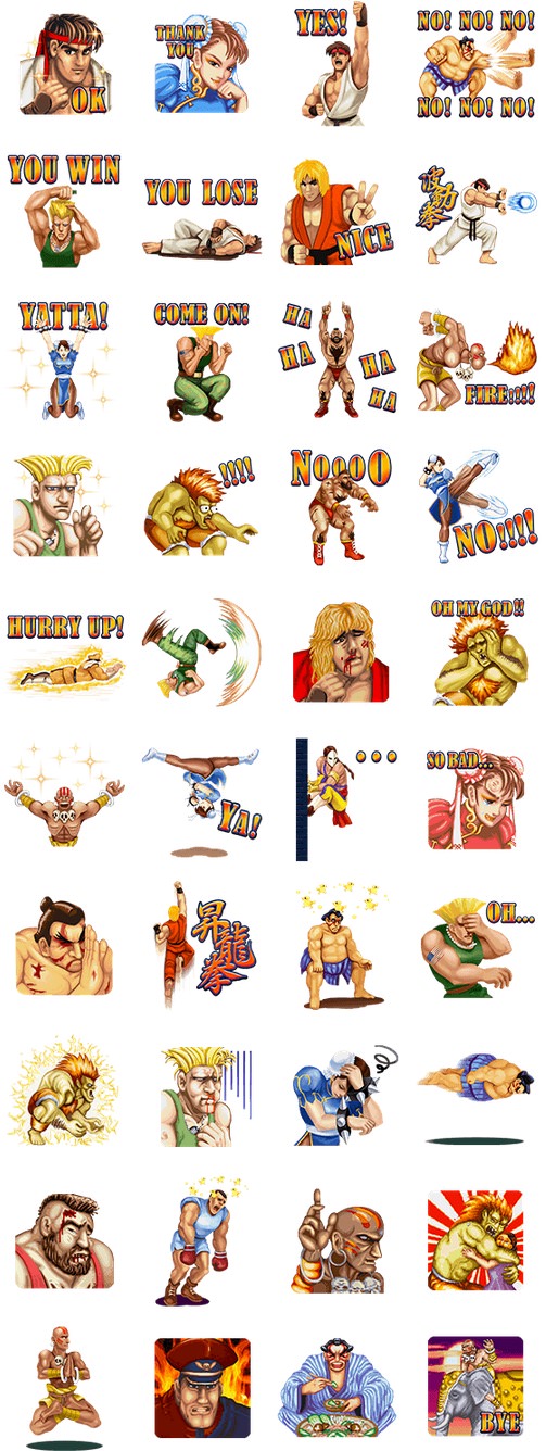 Line stamp streetfighter2 1