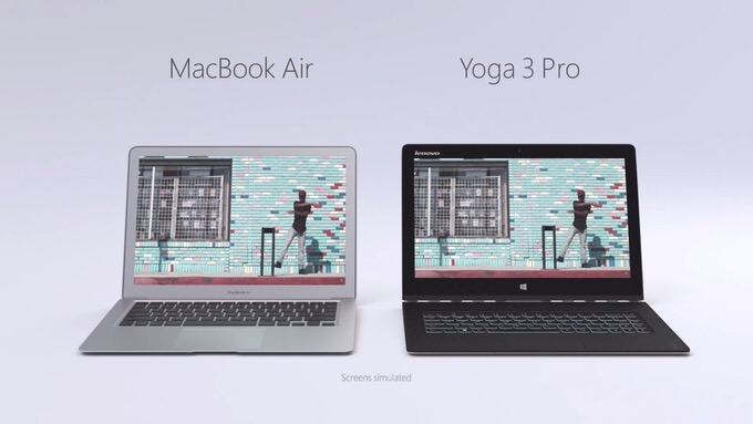 Yoga 3 pro macbook air