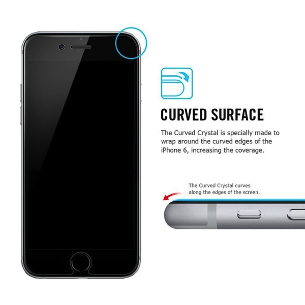Iphone accessory curved crystal 4
