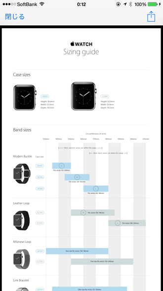 Apple watch size 6