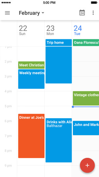 Iphoneapp google calendar 4