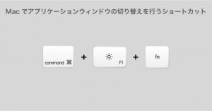 地味に便利!Macでアプリケーション内のウィンドウを切り替えるショートカット