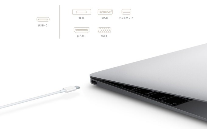 新型MacBookはモバイルバッテリーで充電可能に