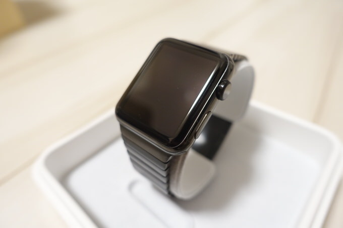 Apple Watch ステンレス スペースブラック リンク ブレスレット 激安