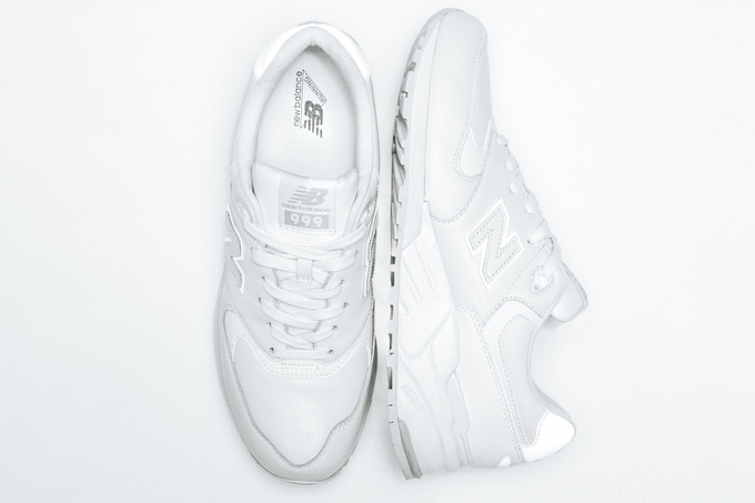 New balance all white 1