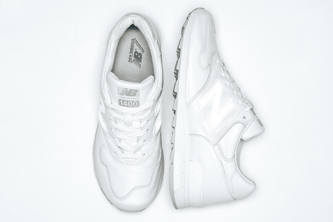 New balance all white 2