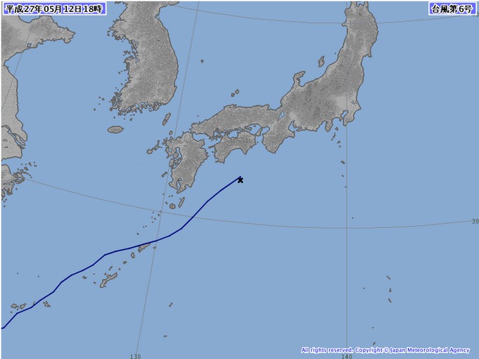 台風6号消滅するも台風並みの勢力で関東へ！13日の東京は30度の真夏日に！