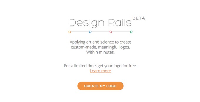 【無料】イメージを入力するとロゴを自動作成してくれる「Design Rails」