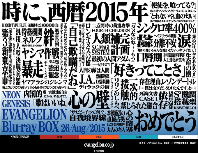 2015年6月22日は使徒襲来、碇シンジが初めてエヴァンゲリオンに搭乗した日