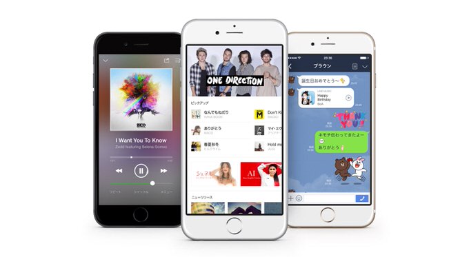 LINE  MUSIC 公開12日で300万DL！再生回数は1億6千万回超え！