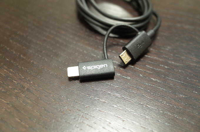 SPIGEN USB Charge sync cable 2 in 1 2